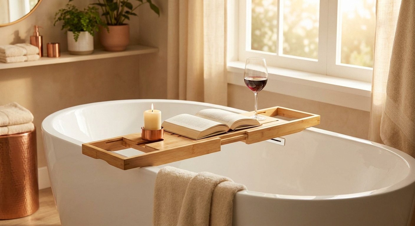 Bamboo Bath Caddy