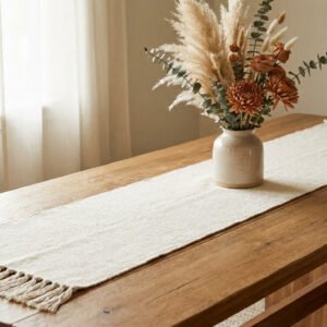 Cotton Table Runner - Dynasty Home Co
