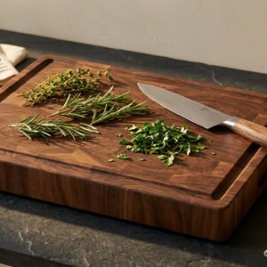 End-Grain Walnut Board