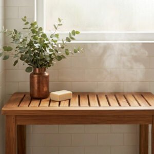 Teak Shower Bench